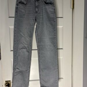Aeropostale Light Gray Straight Jeans